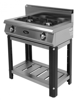 Плита газовая Grill Master Ф2ЖТЛПГ ГАЗ (50014) на подставке 2конф.чугун 13кВт 800х500х1050 – купить в Москве по цене завода
