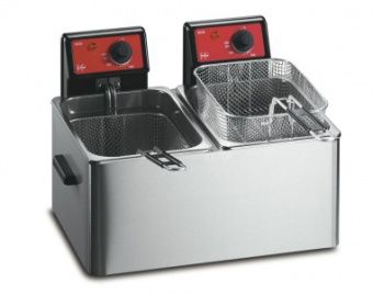 Фритюрница Fri Fri Eco6 + 6(650106) с 2 ванной 2 x 4 - 5 л электрическая настольная – купить в Москве по цене завода