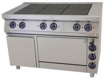 Плита 6 конфорочная Kogast Es-T67/1-0 700 серии – купить в Москве по цене завода