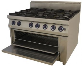 Плита 6 конфорочная Kogast Ps-Т69/1-O газ 900 серии – купить в Москве по цене завода