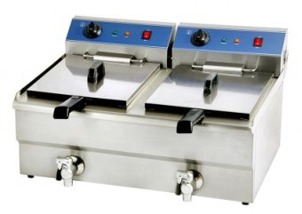 Фритюрница Kocateq BEF162V (2 ванны 16+16л) электрическая настольная – купить в Москве по цене завода