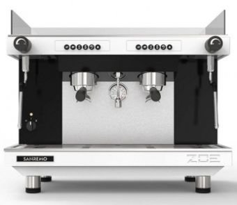 Кофемашина Sanremo Zoe Tall 2 гр. 220В автомат бело-чёрная – купить в Москве по цене завода