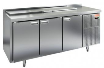 Стол для салатов Hicold SL2-111GN (1/6) (+2+10), 3 двери, 1835х700х850мм – купить по цене завода