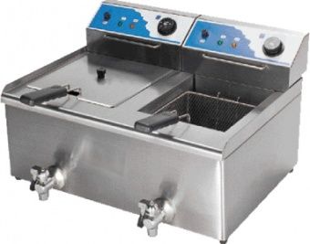 Фритюрница Kocateq BEF122V (2 ванны 13+13л) электрическая настольная – купить в Москве по цене завода