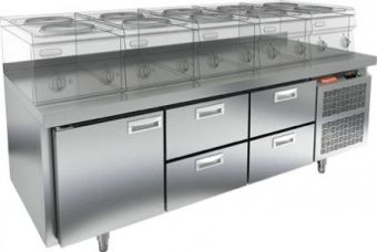 Стол с охлаждающим шкафом Hicold Sn 122/Tn Lt – купить по цене завода