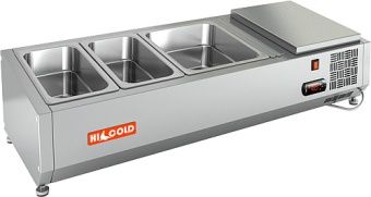 Витрина для ингридиентов Hicold VRTO 1000 для стола Hicold Pze3 – купить в Москве по цене завода