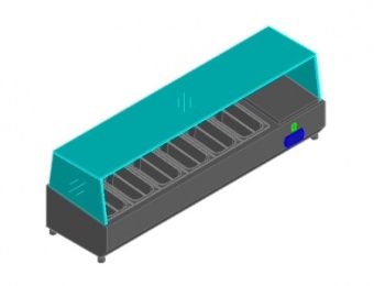 Витрина для ингридиентов Hicold VRTG1390 для стола Hicold Pz3 – купить в Москве по цене завода