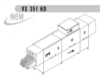 Машина для мойки ящиков Dihr Vx 351 Hd Dx+Dde+Xp+Dr99/2 части – купить в Москве по цене завода