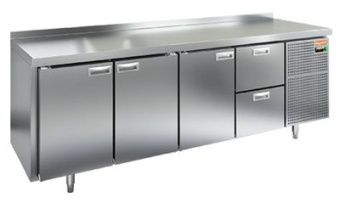 Стол охлаждаемый Hicold GN 1112/TN (-2+10), 3 двери, 2 ящ, 2280х700х850 – купить по цене завода