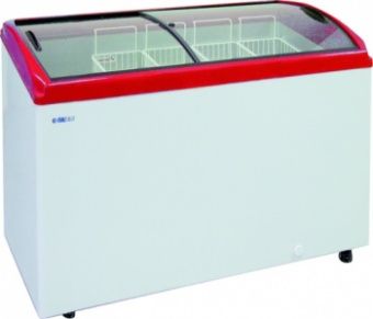 Ларь морозильный Cryspi (ITALFROST) CF300C ЛВН-300Г красный (4 корзины) – купить в Москве по цене завода
